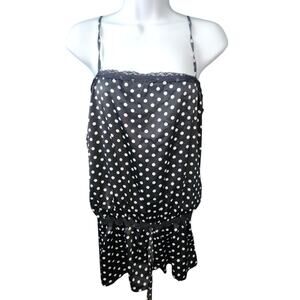 Sophie & Me Polka-dot One Piece Silky Pajamas Sz Sm